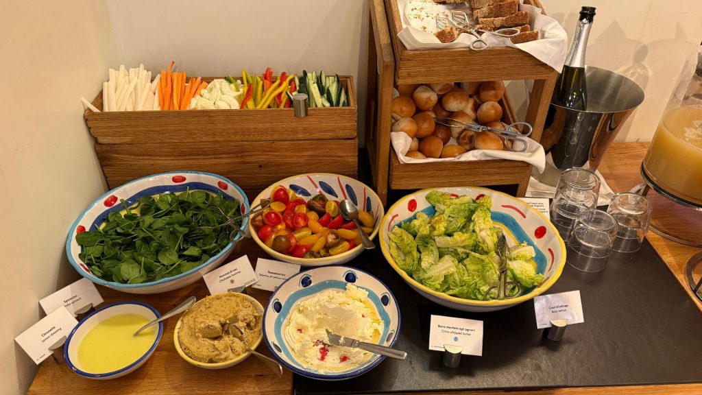 W Rome Pasten Gemuese Buffet