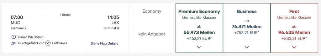 Zuschlaege LH MUC LAX