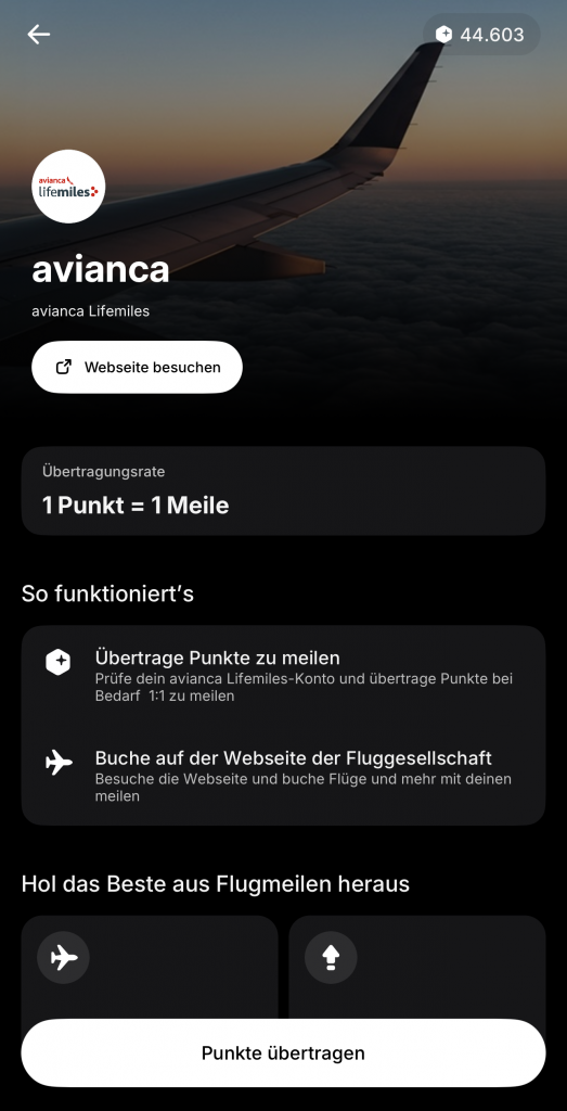 Avianca RevPoints Neu