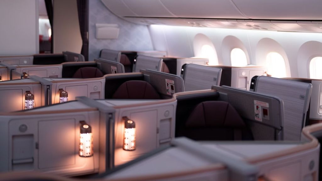 Air India Retrofitted Business Class Licht