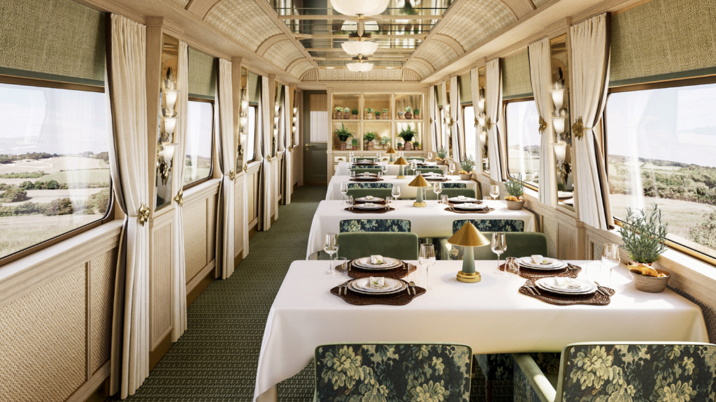 Belmond Britannic Explorer Speisewagen