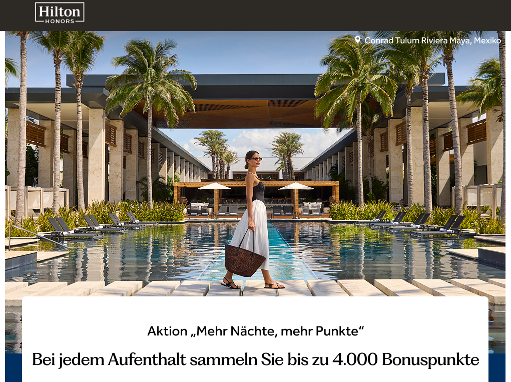 Hilton Promo 2026 Sommer