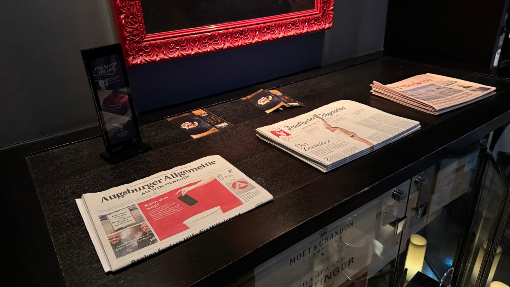 Hotel Maximilians Augsburg Zeitung