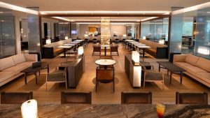 Korean Air Prestige West Lounge Sitzgelegenheiten Incheon