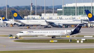 Lufthansa CityLine Bombadier CRJ900 D ACNC Flughafen Muenchen