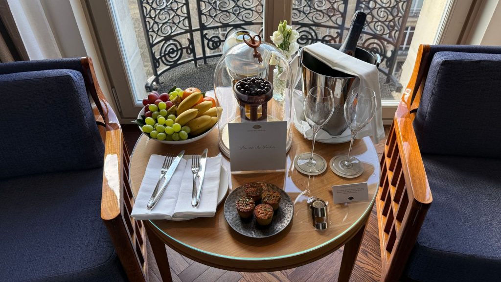 Mandarin Oriental Lutetia Paris Willkommensgeschenk