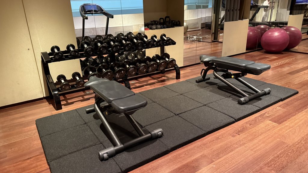 Mandarin Oriental Paris Fitness Hantelbank