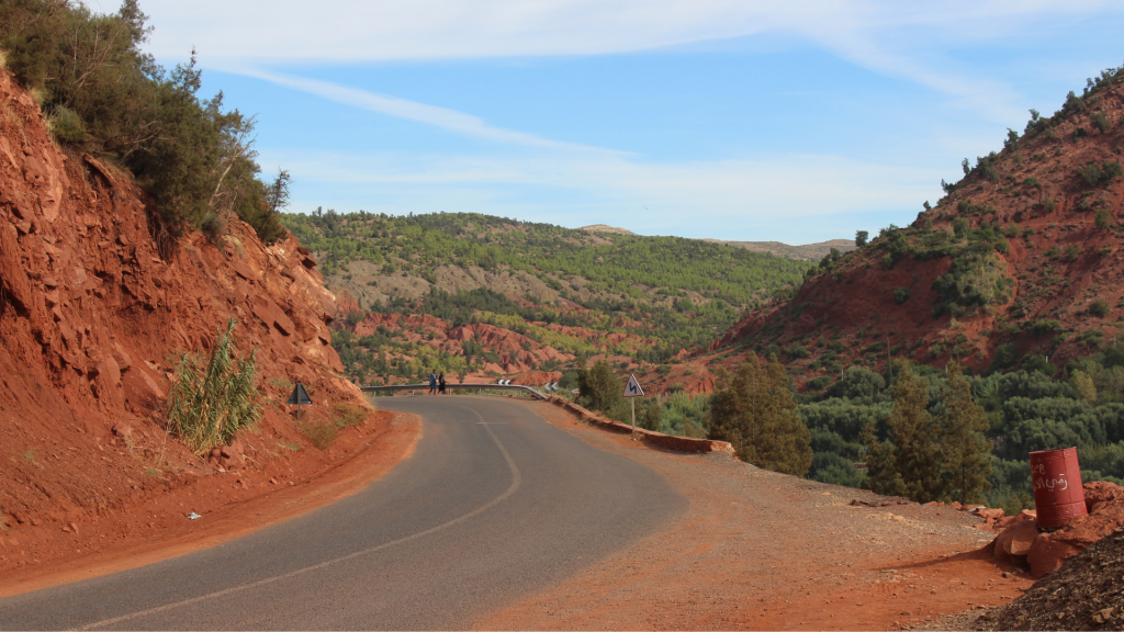 Marrakesch Route De L Ourika