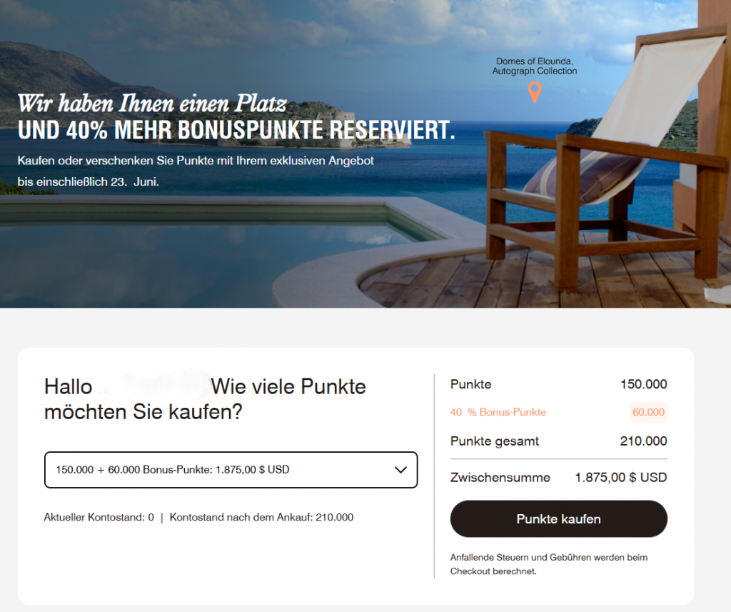 Marriott Bonvoy Punkte 40 Rabatt April 2026 1