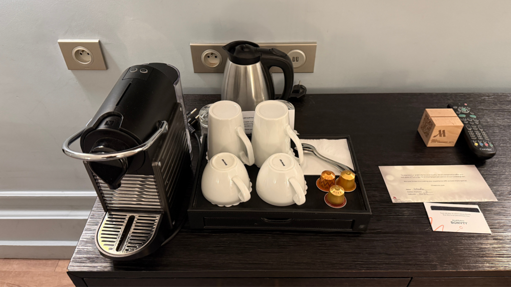 Marriott Paris Opera Ambassador Kaffeemaschine