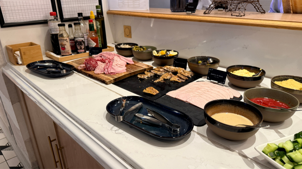 Marriott Paris Opera Ambassador Lounge Buffet