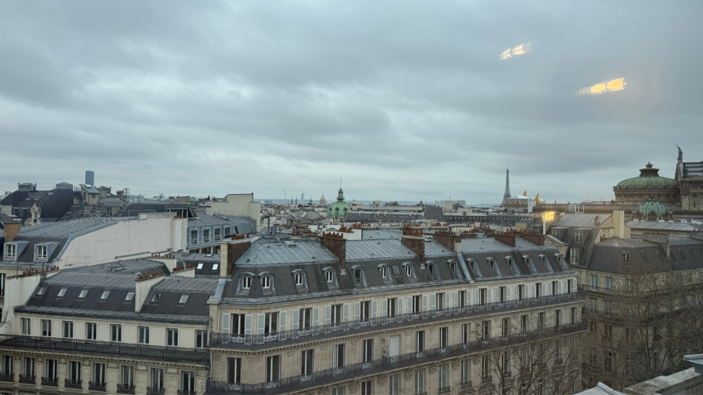 Marriott Paris Opera Ambassador Lounge Buffet Ausblick