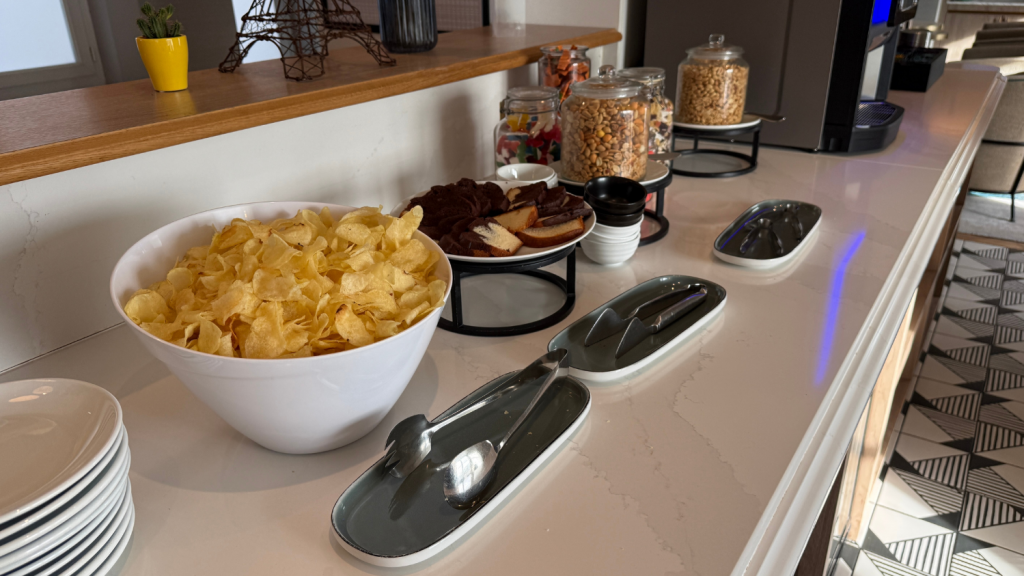 Marriott Paris Opera Ambassador Lounge Buffet Snack