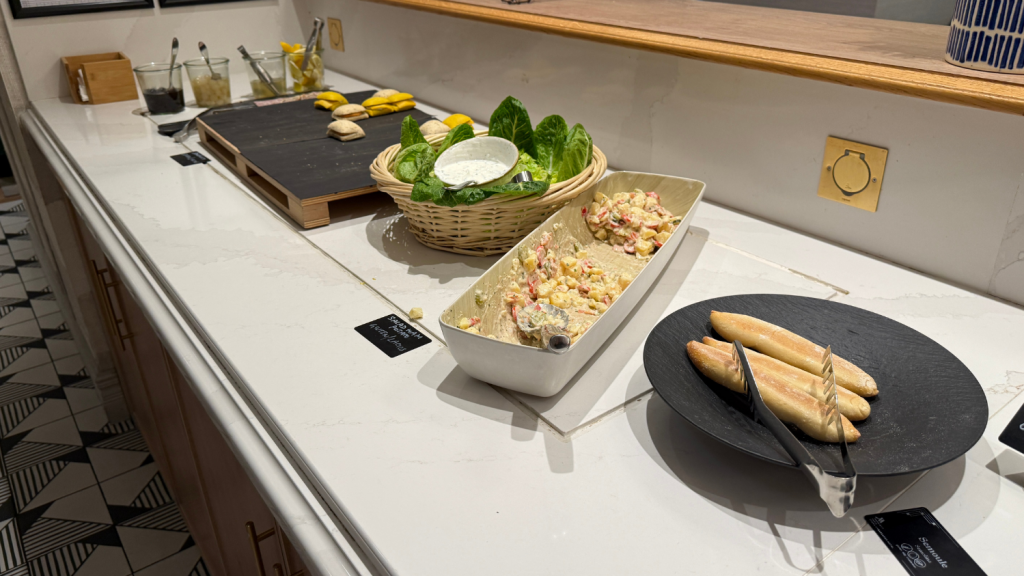 Marriott Paris Opera Ambassador Lounge Dinner Snacks