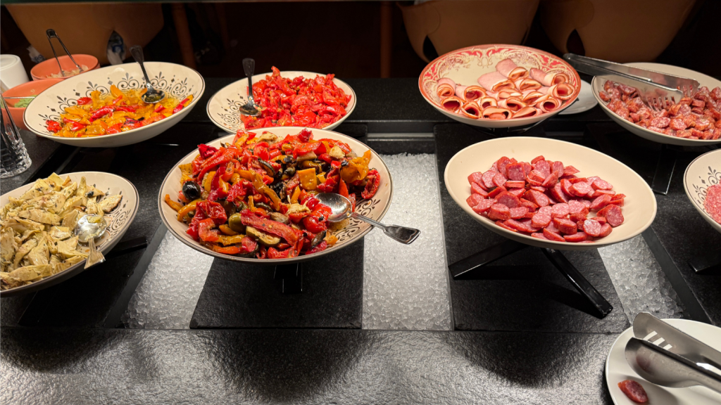 Schloss Elmau Dinner Antipasti