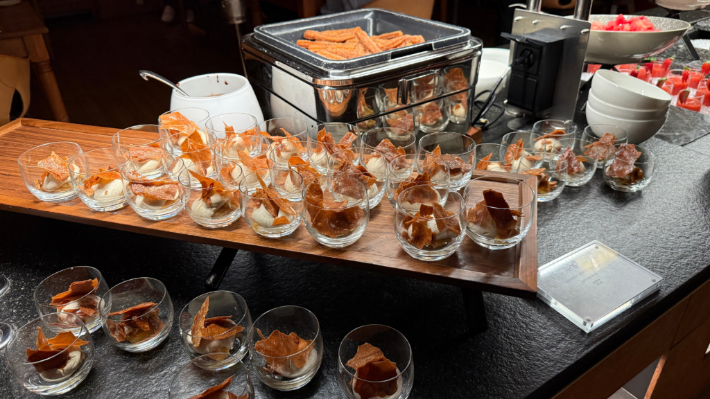 Schloss Elmau Dinner Dessert