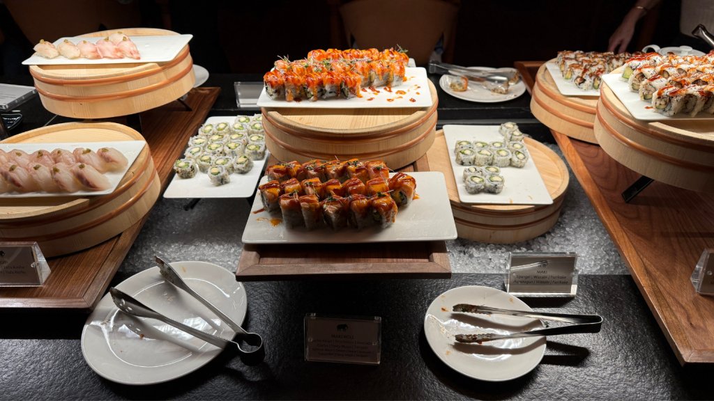 Schloss Elmau Dinner Sushi