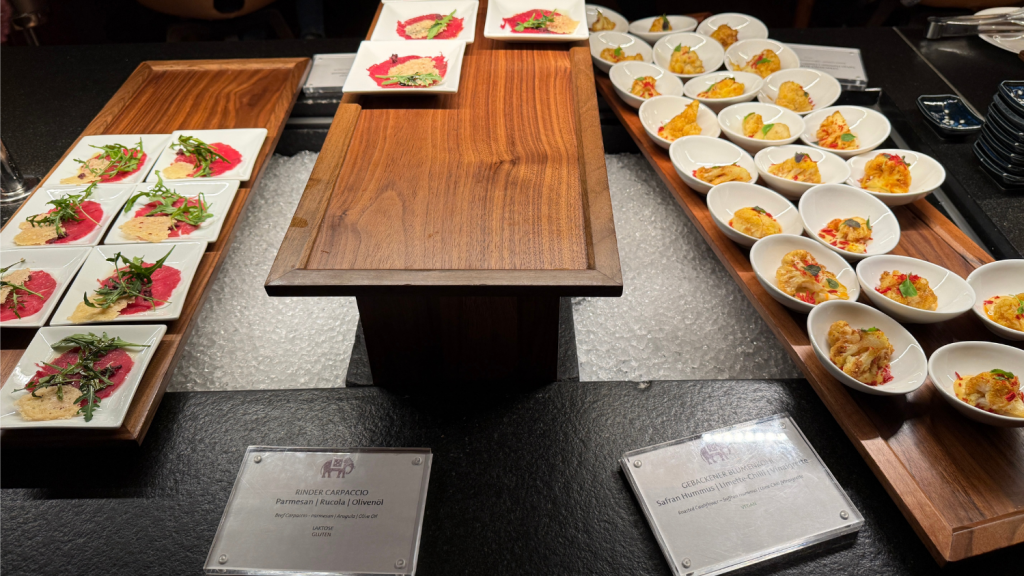 Schloss Elmau Dinner Vorspeise