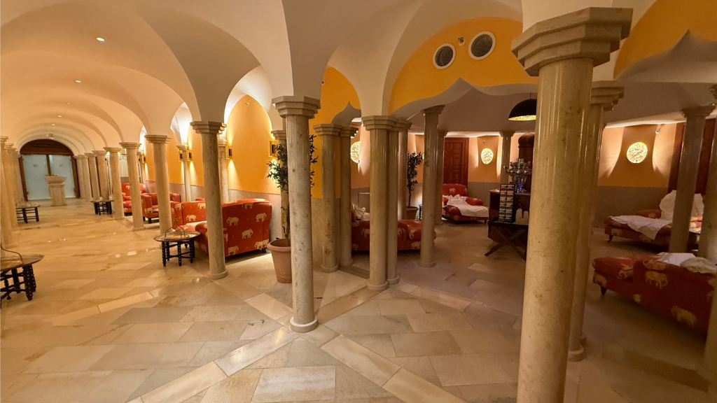 Schloss Elmau Hammam Eingang