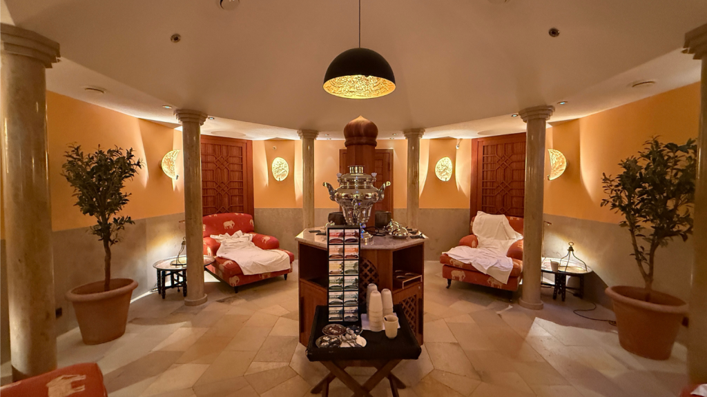 Schloss Elmau Hammam Sessel