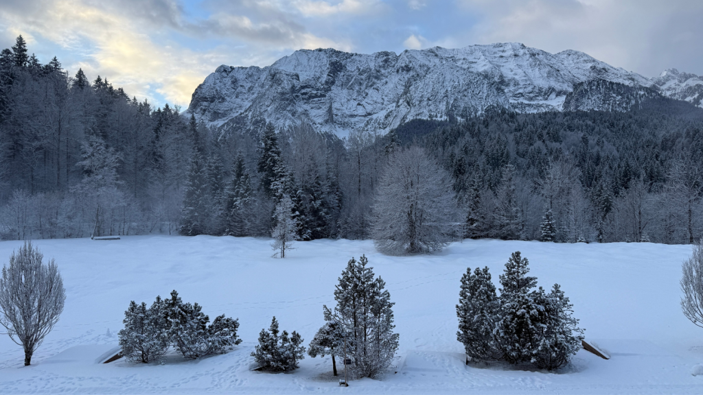 Schloss Elmau Junior Suite Ausblick