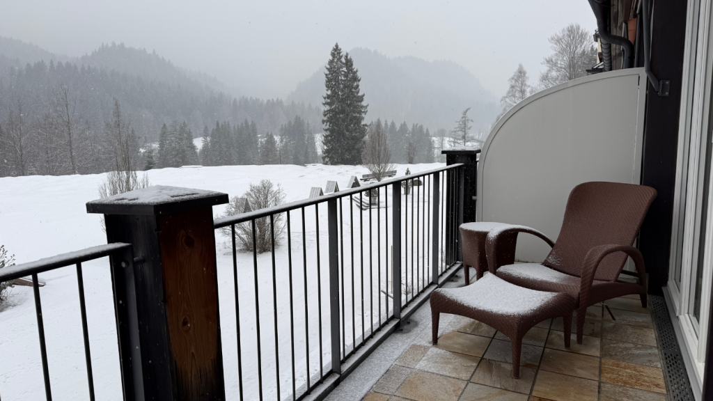 Schloss Elmau Junior Suite Balkon