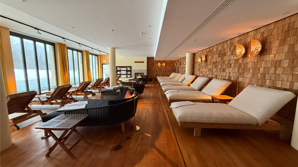 Schloss Elmau Ruheraum Panorama