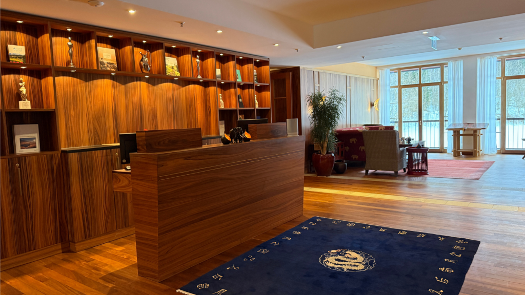 Schloss Elmau Spa Rezeption