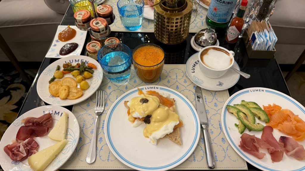 The St. Regis Rome Eggs Benedict