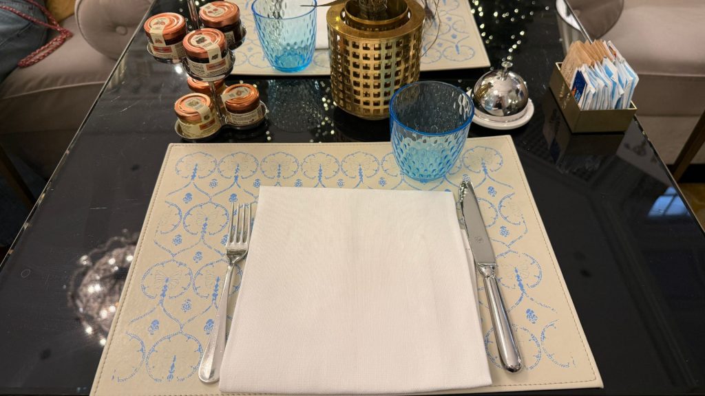 The St. Regis Rome Fruehstueckstisch