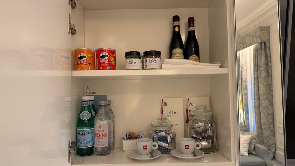 The St. Regis Rome Minibar 1