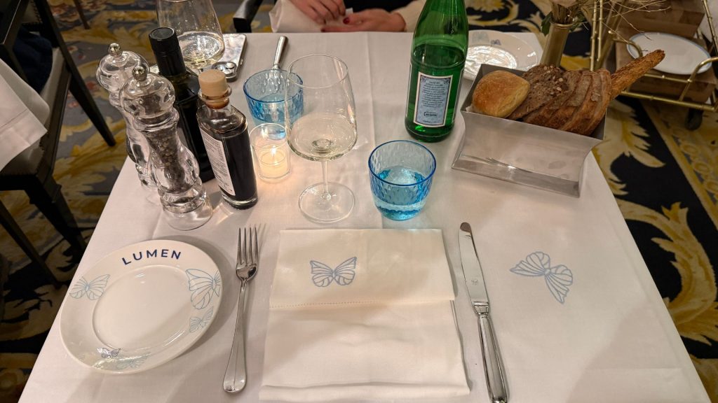 The St. Regis Rome Tisch Abendessen 1