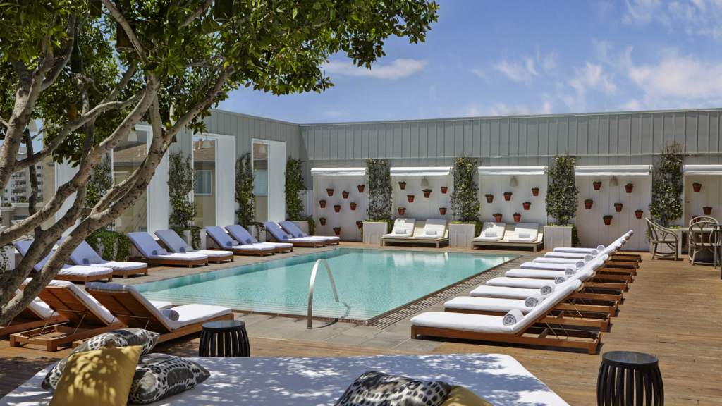 The Valorian Los Angeles Curio Collection Pool