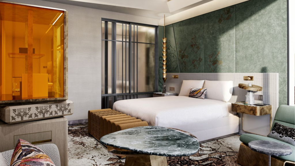 W Riyadh Gaestezimmer