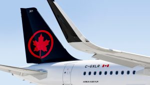 Air Canada A321xlr Finne Fluegel
