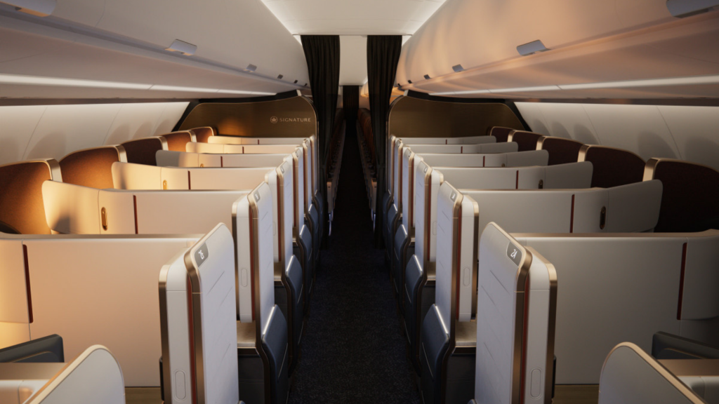 Air Canada Airbus A321xlr Signature Class