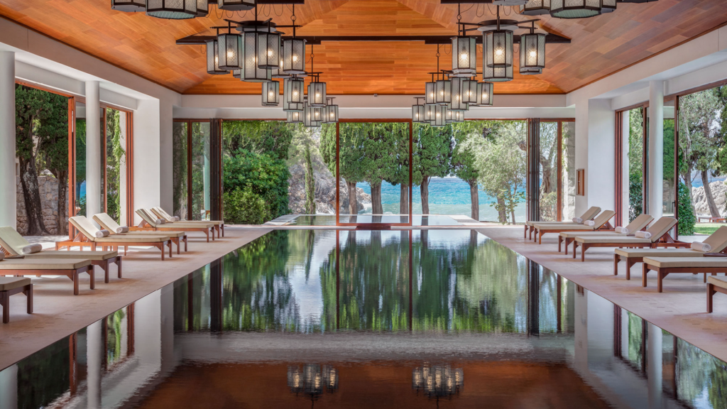 Aman Sveti Stefan Hotel Spa Innenpool