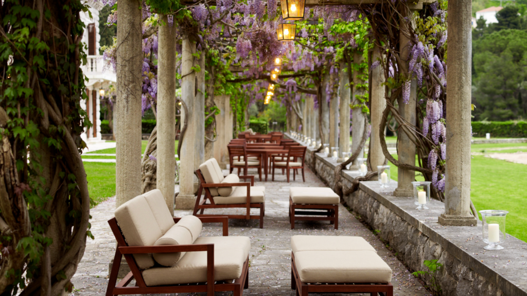 Aman Sveti Stefan Hotel Villa Milocer Restaurant