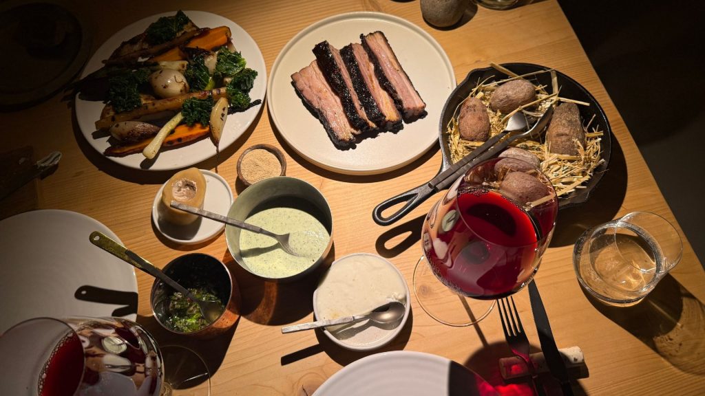 Eriro Alpine Hide Abendessen