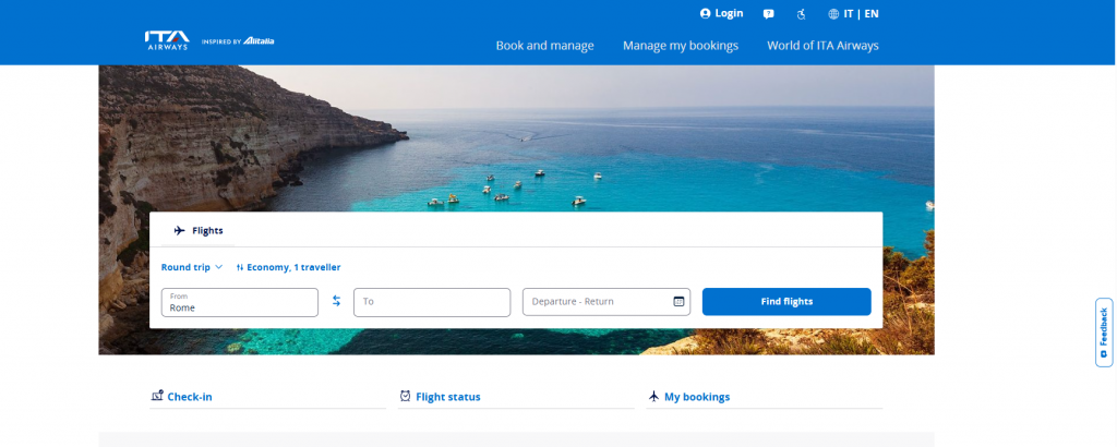 Ita Airways Website Umstellung Lufthansa Buchung