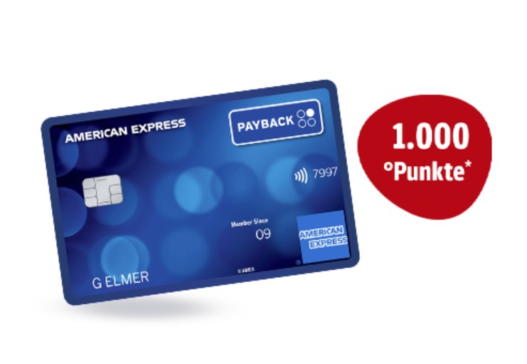 Screenshort Amex Payback 1000 Punkte Aktion