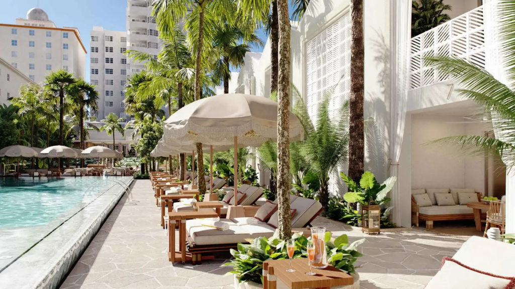 Delano Miami Beach Pool Exterior