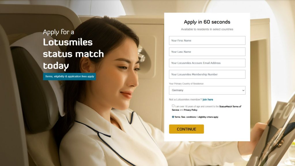 Lotusmiles Status Match