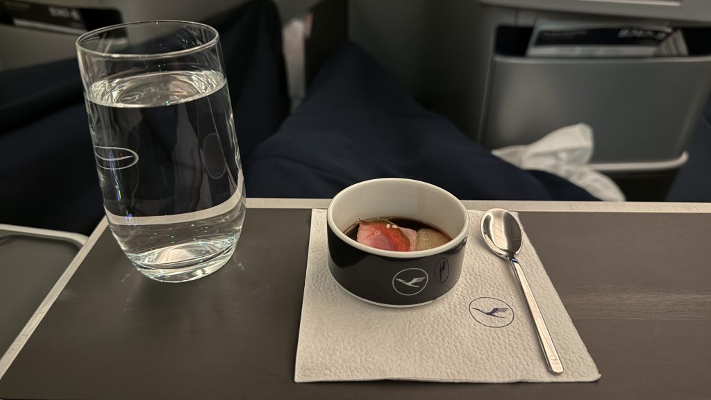 Lufthansa Business Class FOX Amuse Bouche