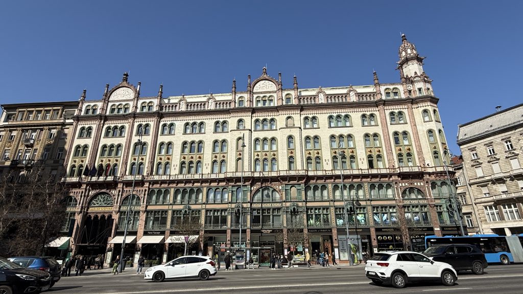 Matild Palace Budapest Ausblick