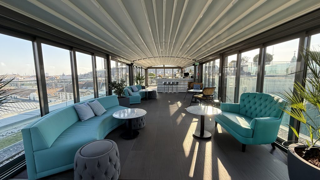 Matild Palace Budapest Rooftop Wintergarten
