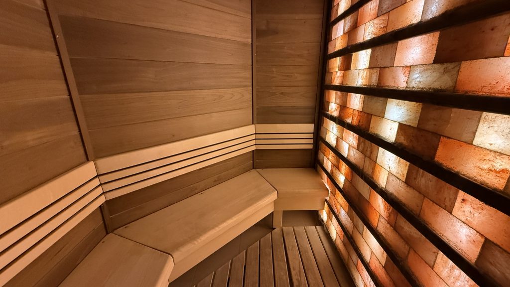 Matild Palace Budapest Sauna Mit Warmem Licht