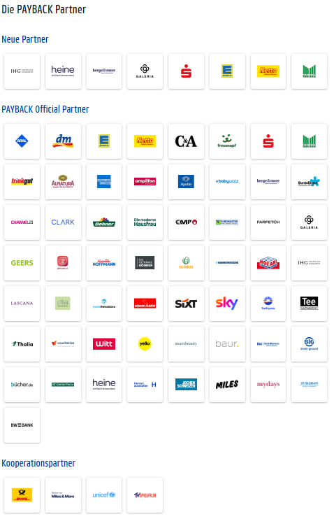 Neue Payback Partner Mai 2026