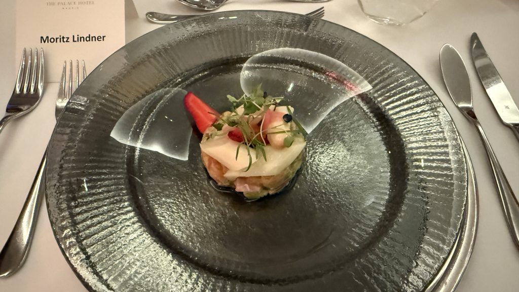 The Palace Madrid Abendessen Fisch