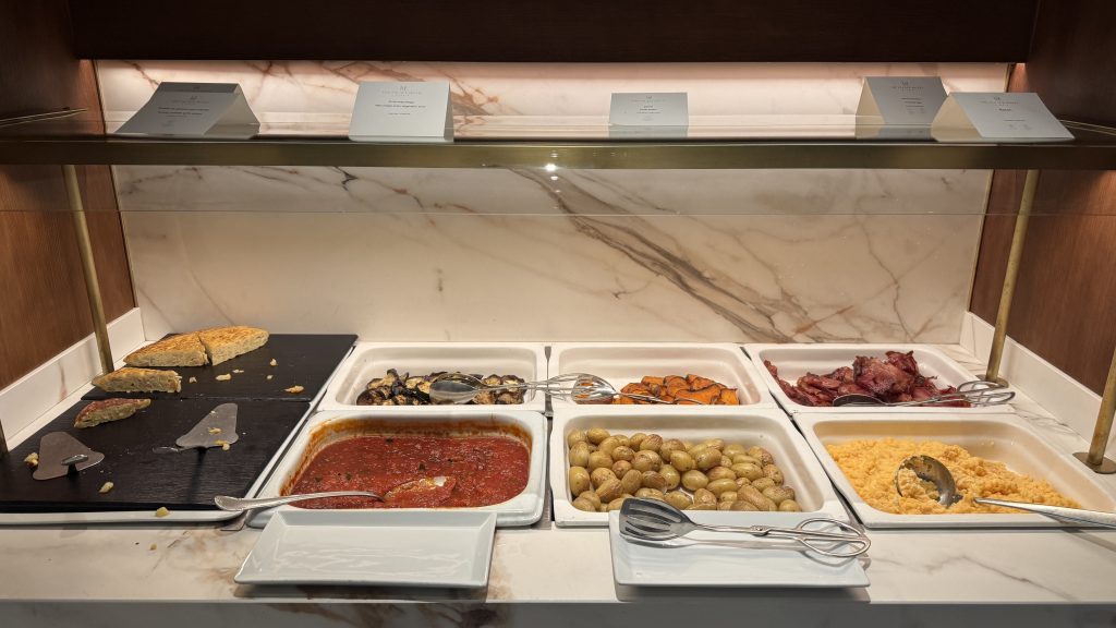 The Palace Madrid Buffet warm